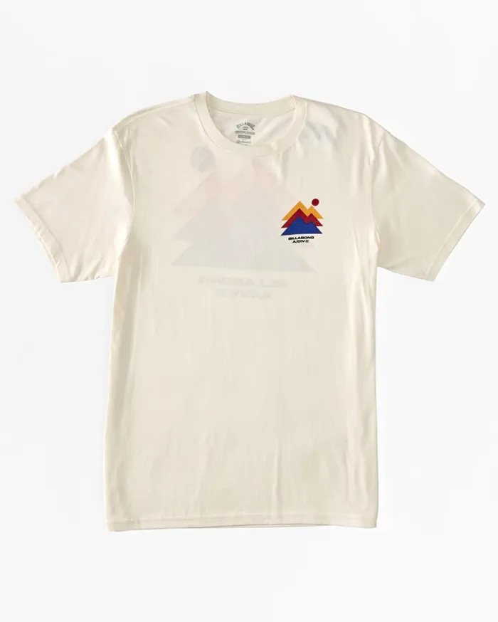 Billabong TShirts Men Stepped TShirt Off White Billabong TShirts Men Stepped TShirt Off White