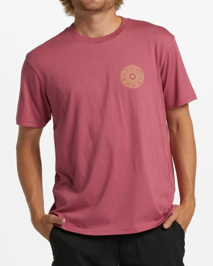 Billabong TShirts Men Swivel TShirt Wild Berry