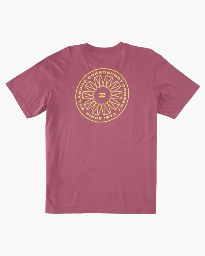 Billabong TShirts Men Swivel TShirt Wild Berry Billabong TShirts Men Swivel TShirt Wild Berry