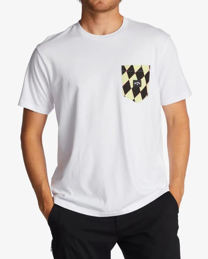 Billabong TShirts Men Team Pocket TShirt White