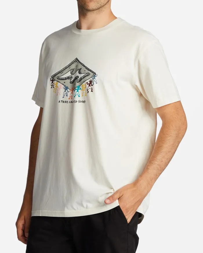Billabong TShirts Men Theme Diamond TShirt Off White Billabong TShirts Men Theme Diamond TShirt Off White