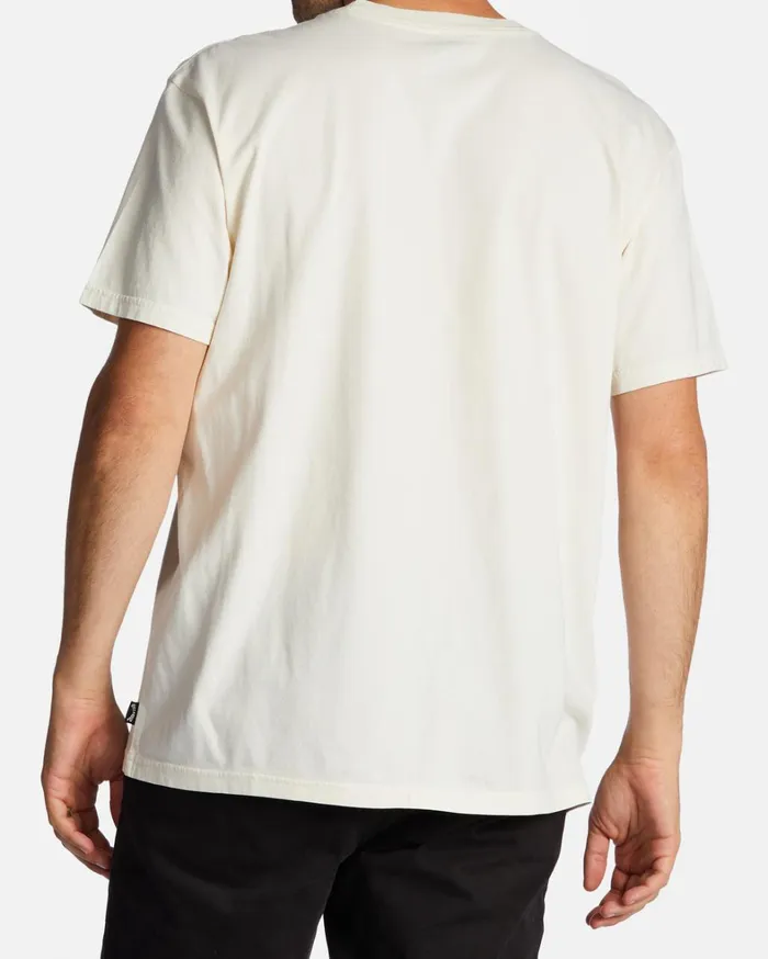 Billabong TShirts Men Theme Diamond TShirt Off White Billabong TShirts Men Theme Diamond TShirt Off White