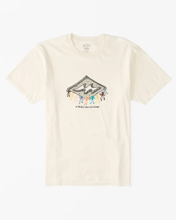 Billabong TShirts Men Theme Diamond TShirt Off White Billabong TShirts Men Theme Diamond TShirt Off White