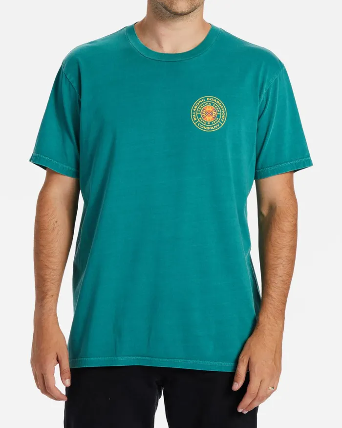 Billabong TShirts Men Trademark TShirt Seagreen