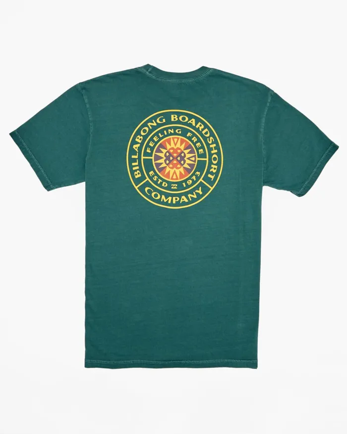 Billabong TShirts Men Trademark TShirt Seagreen Billabong TShirts Men Trademark TShirt Seagreen