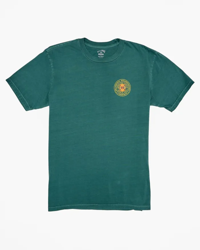 Billabong TShirts Men Trademark TShirt Seagreen Billabong TShirts Men Trademark TShirt Seagreen