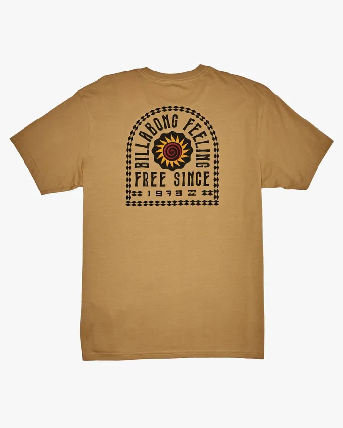 Billabong TShirts Men Tropics TShirt Dusty Gold