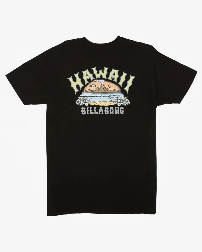 Billabong TShirts Men Volcano Arch TShirt Black