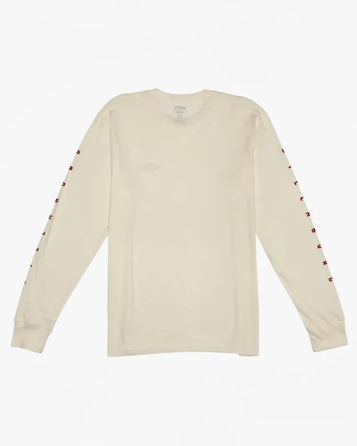 Billabong Toddlers and Boys 27 Yrs Men Unity Long Sleeve TShirt Off White Billabong Toddlers and Boys 27 Yrs Men Unity Long Sleeve TShirt Off White
