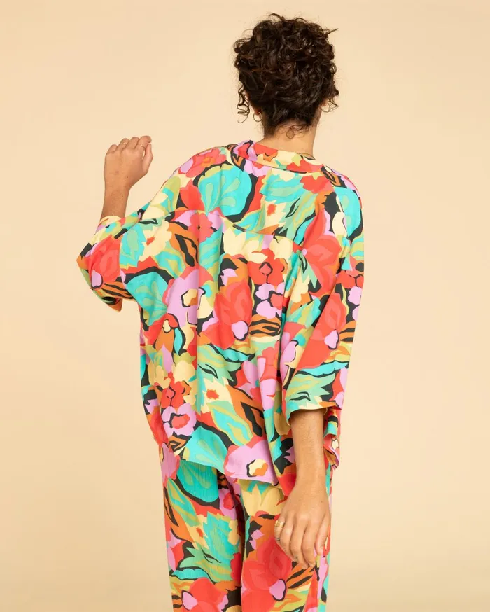Billabong Tops Women All Good Button Down Shirt Multi Billabong Tops Women All Good Button Down Shirt Multi
