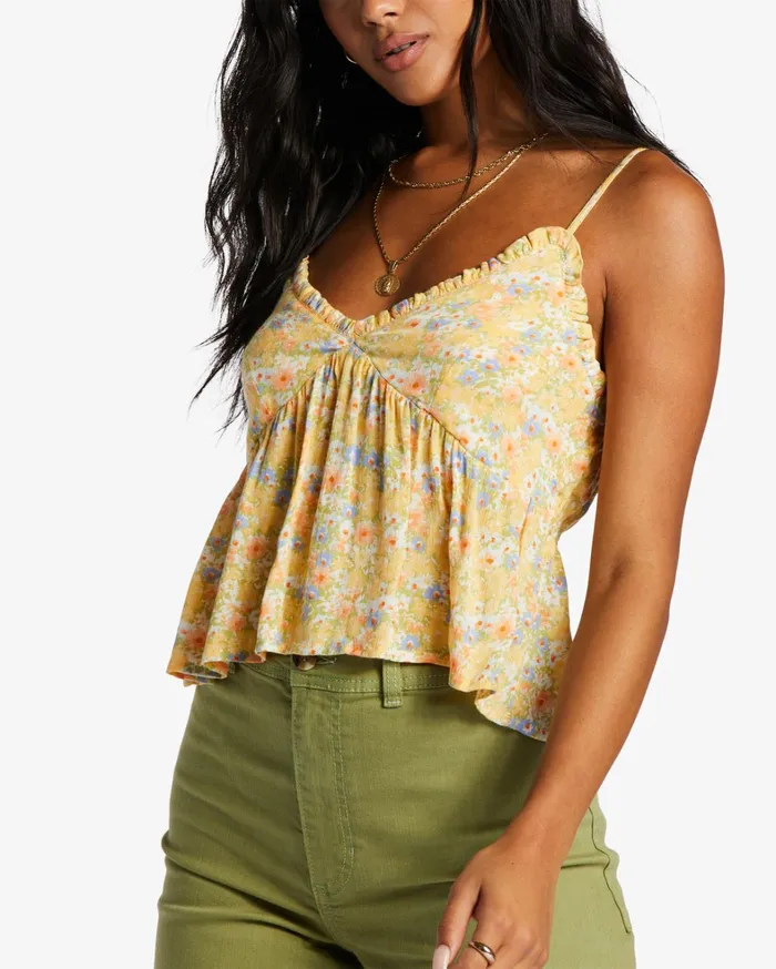 Billabong Tops Women Lifes A Beach Strappy Top Multi Billabong Tops Women Lifes A Beach Strappy Top Multi