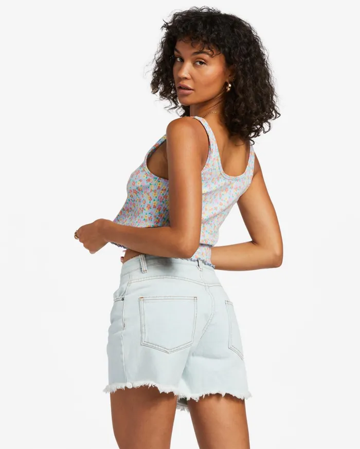 Billabong Tops Women Notch Tank Top Summer Sky Billabong Tops Women Notch Tank Top Summer Sky