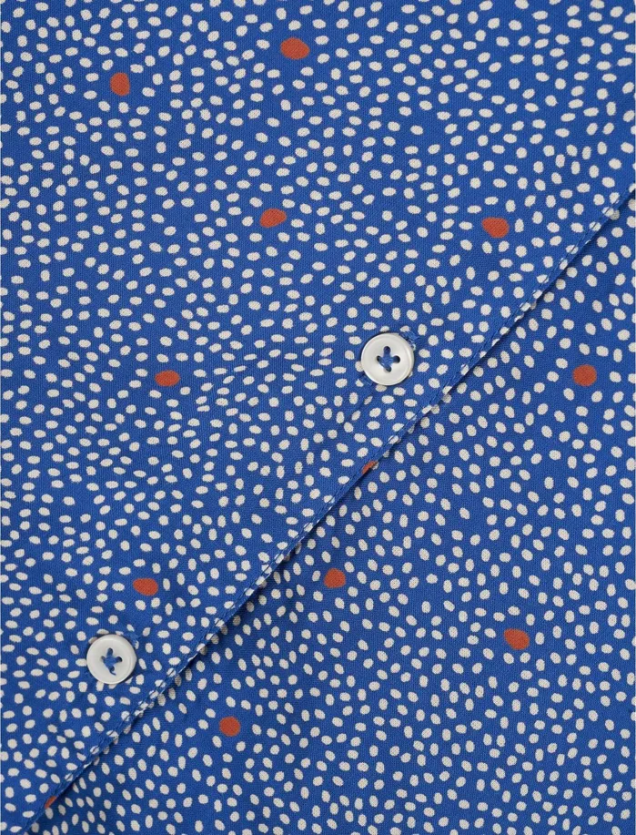 Blouses Women Lucky Brand Polka Dot Brooklyn Shirt Navy Multi