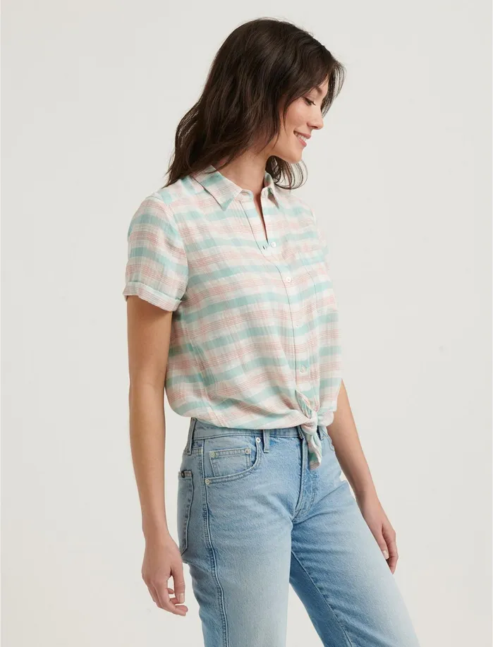 Blouses Women Lucky Brand Summer Shirt Multi