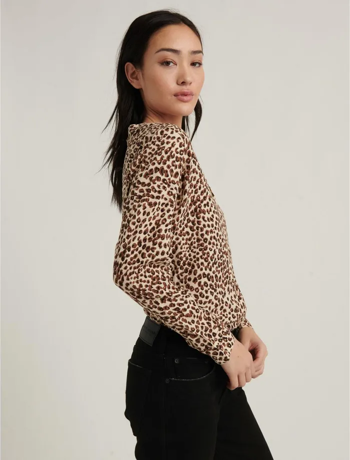 Blouses Women Lucky Brand Western Pajama Shirt Tan Multi