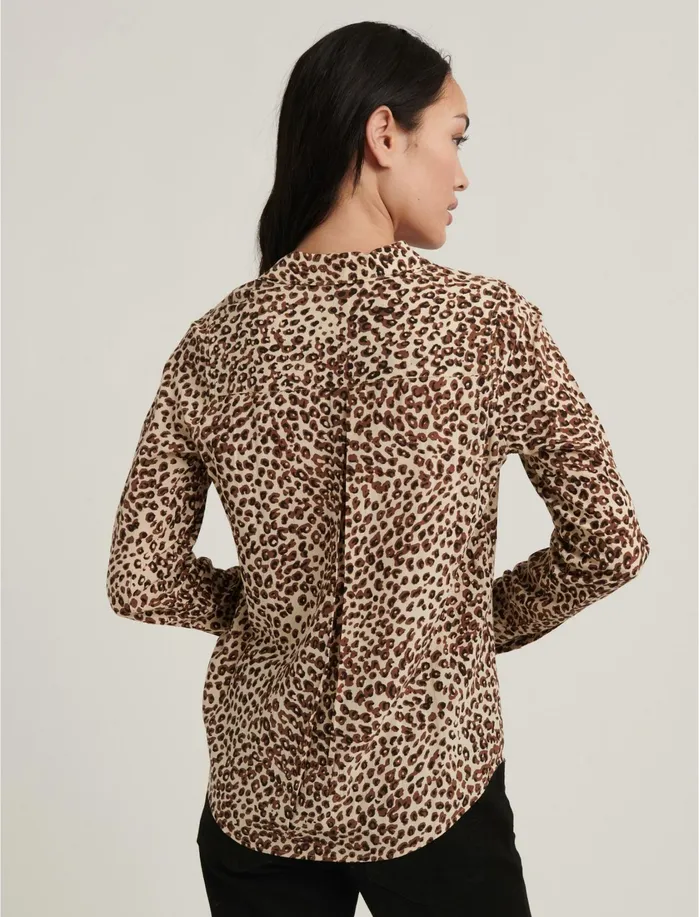Blouses Women Lucky Brand Western Pajama Shirt Tan Multi