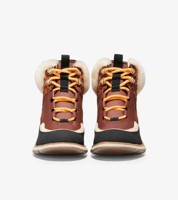Boots And Booties Women Cole Haan 4ZERGRAND Hiker Boot Woodburyleopard Print Boots And Booties Women Cole Haan 4ZERGRAND Hiker Boot Woodburyleopard Print