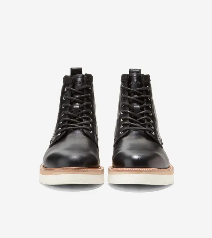 Boots And Chukkas Men Cole Haan American Classics Plain Toe Boot Blackivory Boots And Chukkas Men Cole Haan American Classics Plain Toe Boot Blackivory