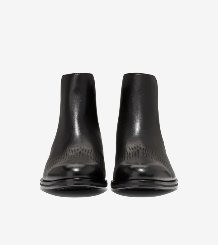 Boots And Chukkas Men Cole Haan Washington Grand Laser Chelsea Boots Black Boots And Chukkas Men Cole Haan Washington Grand Laser Chelsea Boots Black