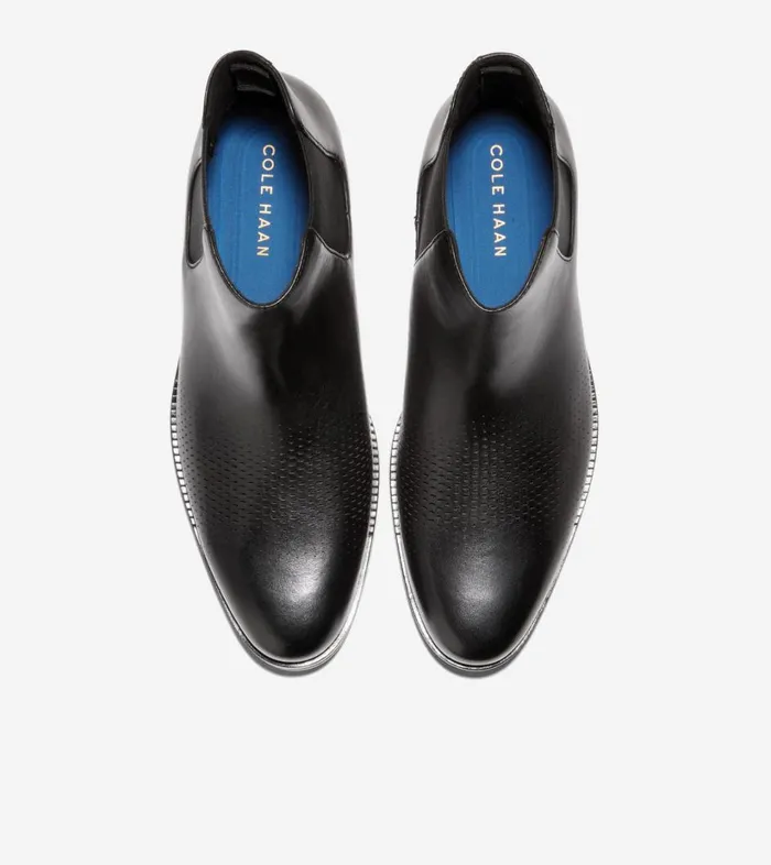 Boots And Chukkas Men Cole Haan Washington Grand Laser Chelsea Boots Black Boots And Chukkas Men Cole Haan Washington Grand Laser Chelsea Boots Black