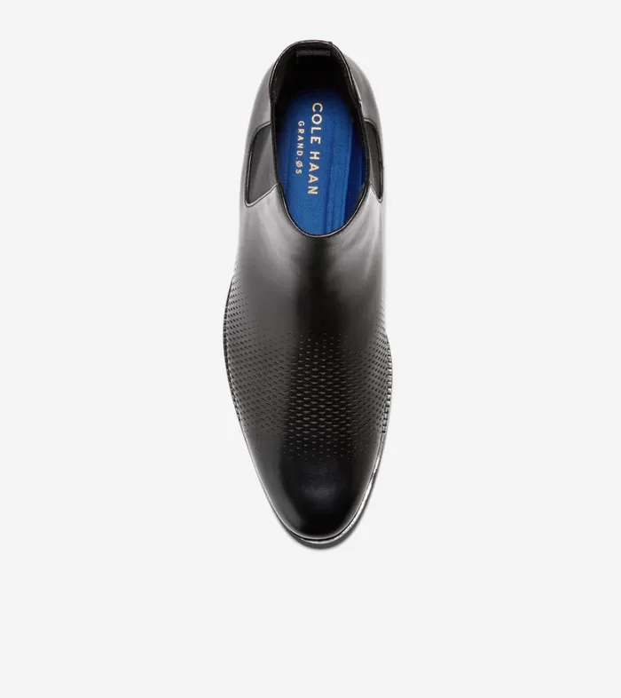 Boots And Chukkas Men Cole Haan Washington Grand Laser Chelsea Boots Black Boots And Chukkas Men Cole Haan Washington Grand Laser Chelsea Boots Black