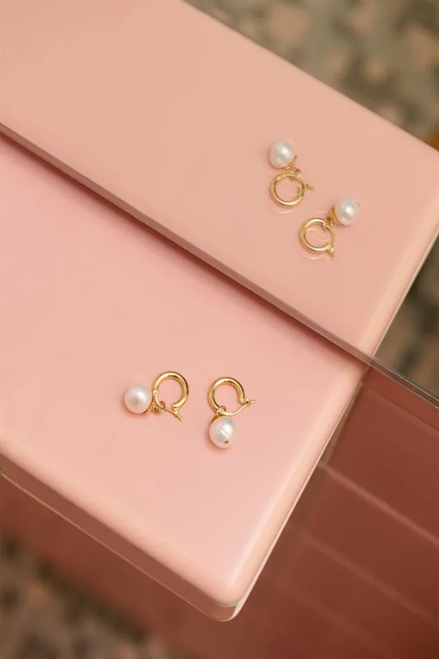 Boucles D039oreilles PERLA Or Vieilli Women Rouje Jewelry and Accessories