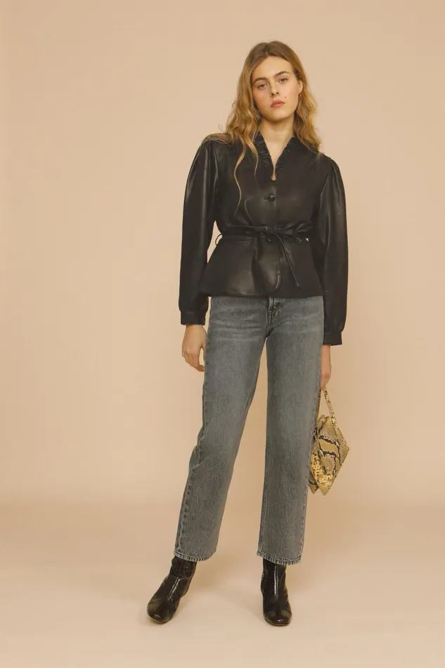 BRUNE Jacket Black Women Rouje Coats and Jackets