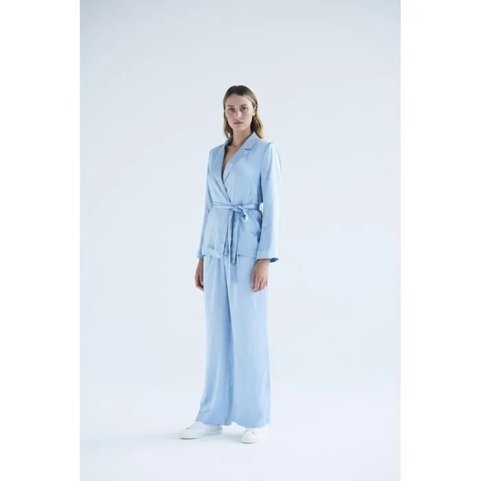 Bruuns Bazaar Blazers Womens Sofia Liera Blazer Blue Mist Bruuns Bazaar Blazers Womens Sofia Liera Blazer Blue Mist