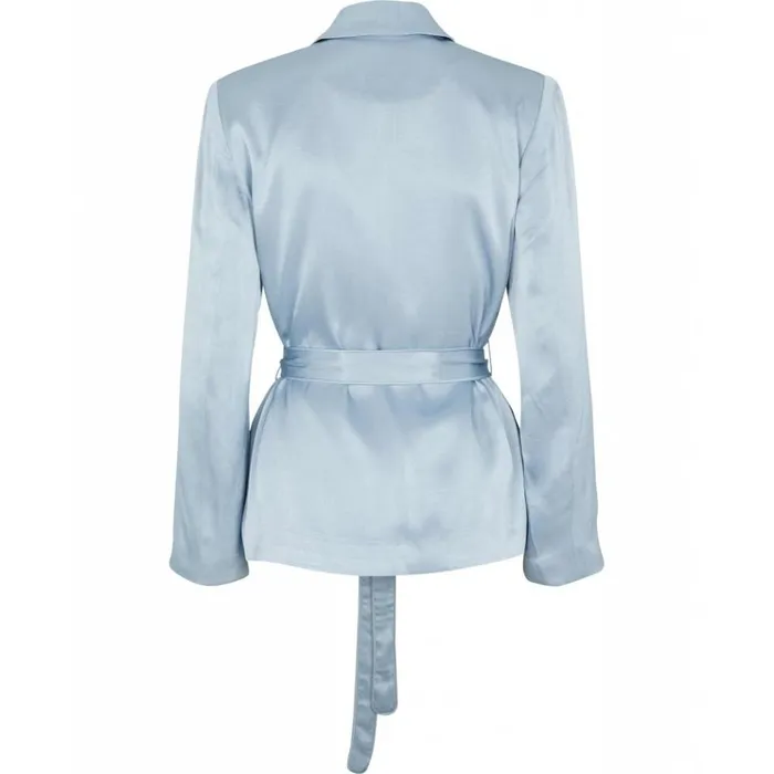 Bruuns Bazaar Blazers Womens Sofia Liera Blazer Blue Mist Bruuns Bazaar Blazers Womens Sofia Liera Blazer Blue Mist