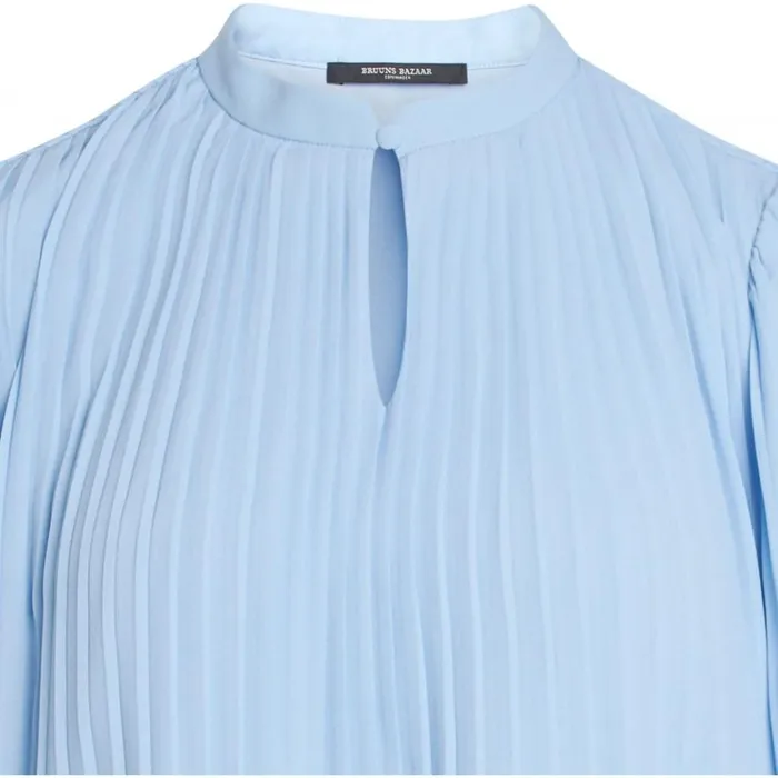 Bruuns Bazaar Blouses Womens Camilla Ellevira Shirt Sky Bruuns Bazaar Blouses Womens Camilla Ellevira Shirt Sky