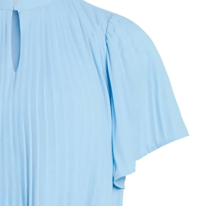 Bruuns Bazaar Blouses Womens Camilla Ellevira Shirt Sky Bruuns Bazaar Blouses Womens Camilla Ellevira Shirt Sky