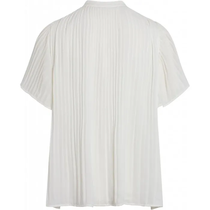Bruuns Bazaar Blouses Womens Camilla Ellevira Shirt Snow White Bruuns Bazaar Blouses Womens Camilla Ellevira Shirt Snow White