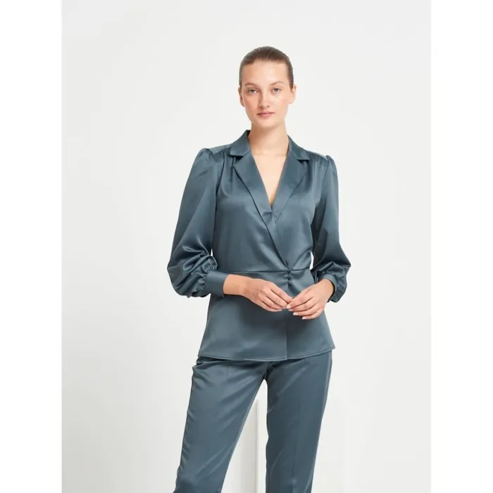 Bruuns Bazaar Blouses Womens Hortensia Kania Shirt Night Shadow