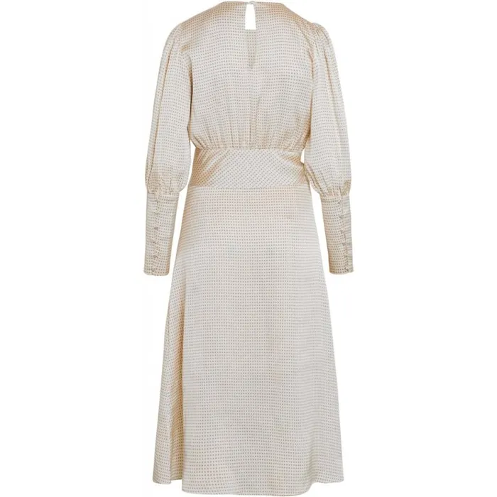 Bruuns Bazaar Dresses Womens Acacia Ellisa Dress White Cream Aop Bruuns Bazaar Dresses Womens Acacia Ellisa Dress White Cream Aop