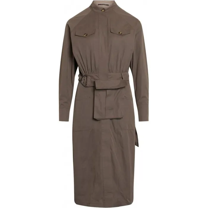 Bruuns Bazaar Dresses Womens Basil Valenteen Dress Bungee Brown Bruuns Bazaar Dresses Womens Basil Valenteen Dress Bungee Brown