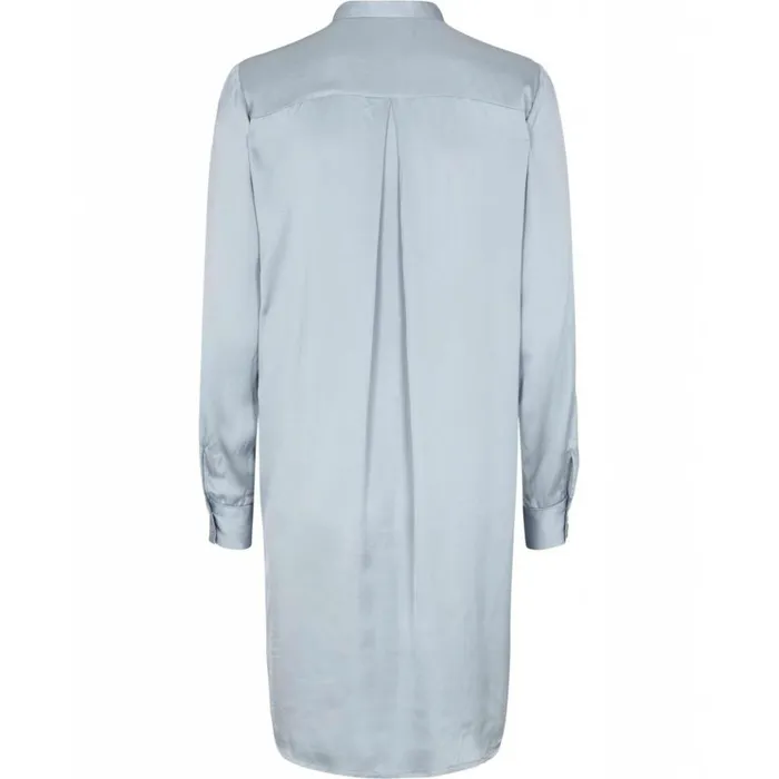 Bruuns Bazaar Dresses Womens Baume Alucca Dress Blue Mist Bruuns Bazaar Dresses Womens Baume Alucca Dress Blue Mist