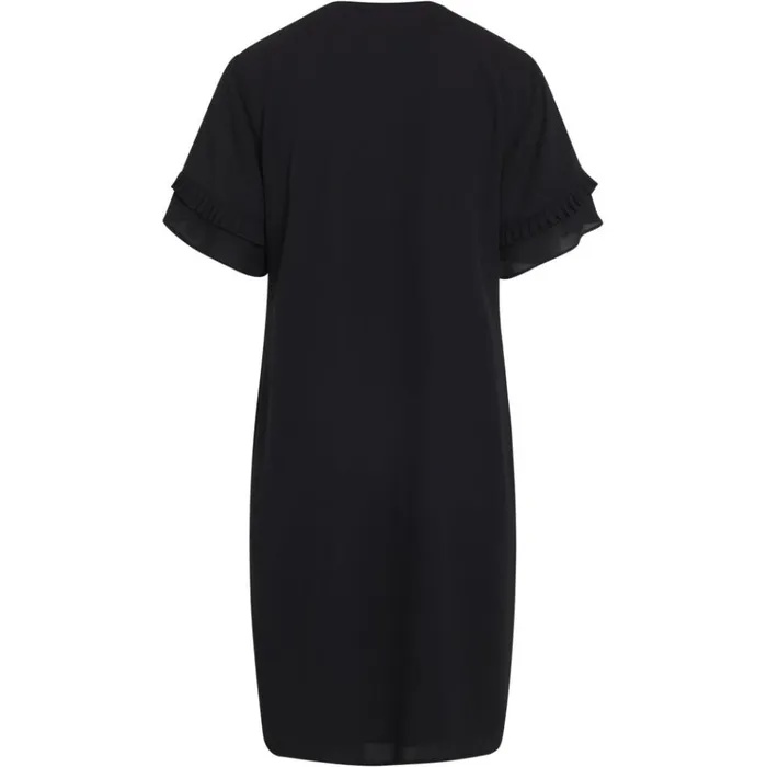 Bruuns Bazaar Dresses Womens Camilla Madsine Dress Black Bruuns Bazaar Dresses Womens Camilla Madsine Dress Black