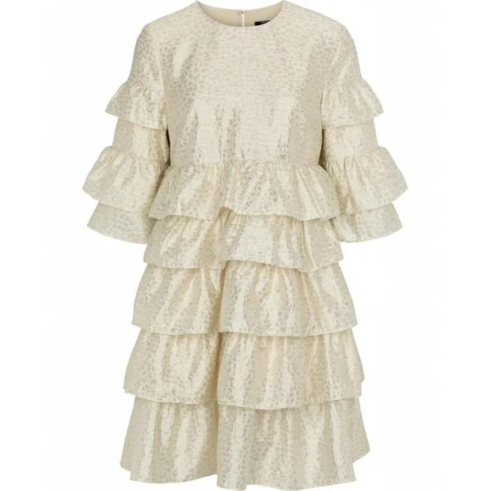 Bruuns Bazaar Dresses Womens Folja Anine Dress Gold