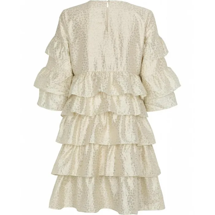 Bruuns Bazaar Dresses Womens Folja Anine Dress Gold Bruuns Bazaar Dresses Womens Folja Anine Dress Gold
