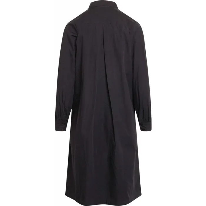 Bruuns Bazaar Dresses Womens Freyie Pure Shirt Dress Black Bruuns Bazaar Dresses Womens Freyie Pure Shirt Dress Black