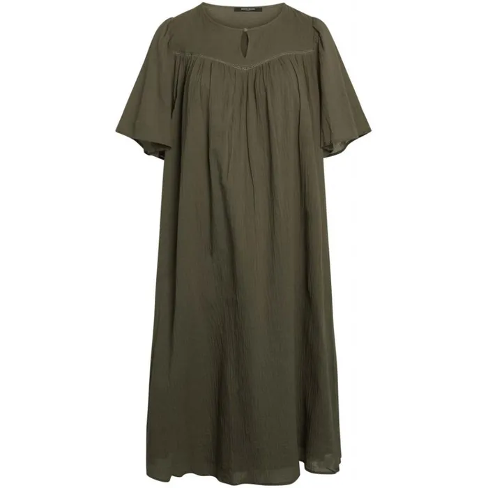 Bruuns Bazaar Dresses Womens Kathis Felline Dress Olive Tree