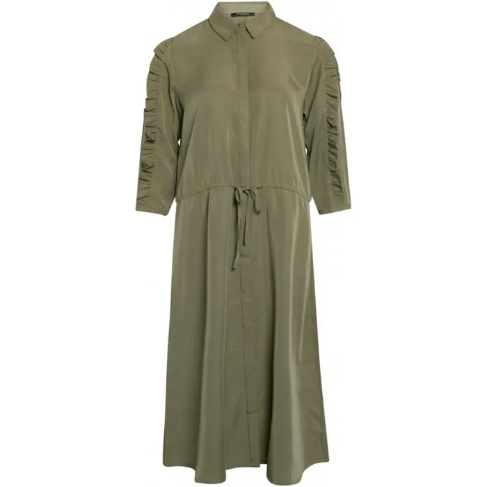 Bruuns Bazaar Dresses Womens Laera Deep Dress Olive Tree