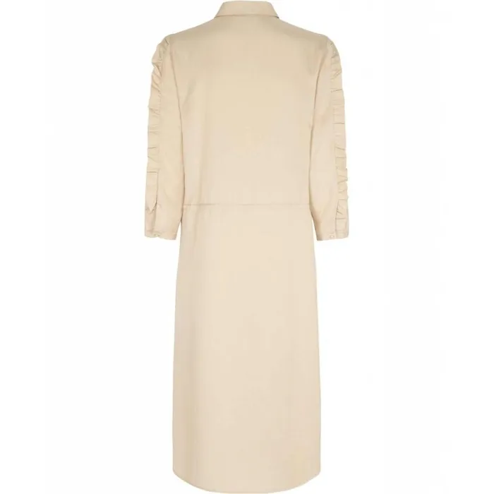 Bruuns Bazaar Dresses Womens Laera Deep Dress Sand Bruuns Bazaar Dresses Womens Laera Deep Dress Sand