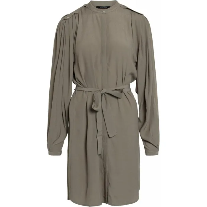 Bruuns Bazaar Dresses Womens Lilli Cacilia Shirt Dress Moss Bruuns Bazaar Dresses Womens Lilli Cacilia Shirt Dress Moss