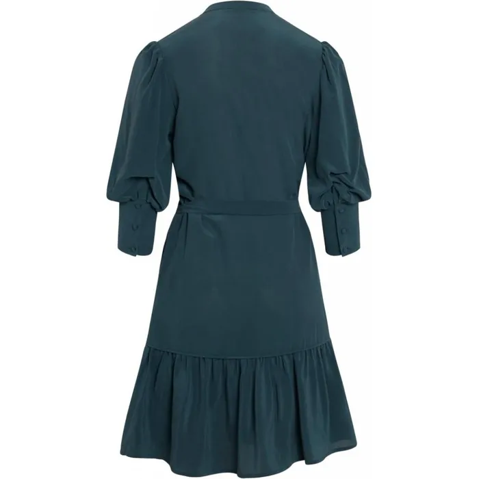 Bruuns Bazaar Dresses Womens Lillie Daisy Dress Night Shadow Bruuns Bazaar Dresses Womens Lillie Daisy Dress Night Shadow