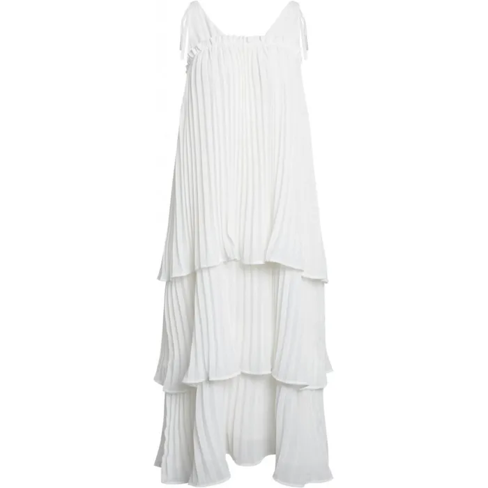 Bruuns Bazaar Dresses Womens Lotus Maci Dress Snow White Bruuns Bazaar Dresses Womens Lotus Maci Dress Snow White