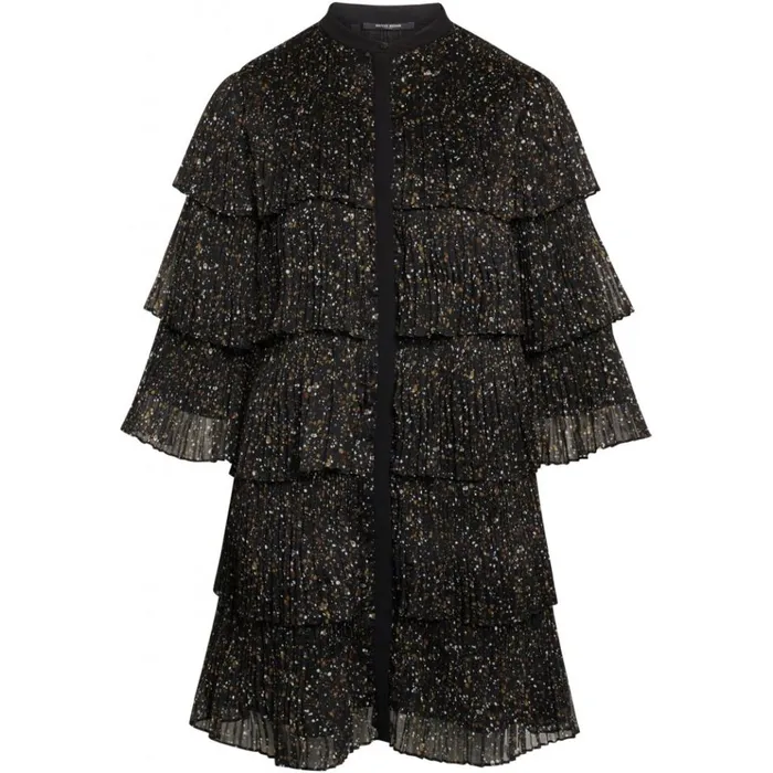 Bruuns Bazaar Dresses Womens Merline Marisan Dress Black Aop Bruuns Bazaar Dresses Womens Merline Marisan Dress Black Aop