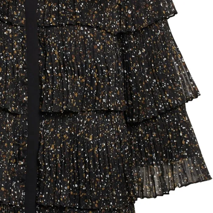 Bruuns Bazaar Dresses Womens Merline Marisan Dress Black Aop Bruuns Bazaar Dresses Womens Merline Marisan Dress Black Aop