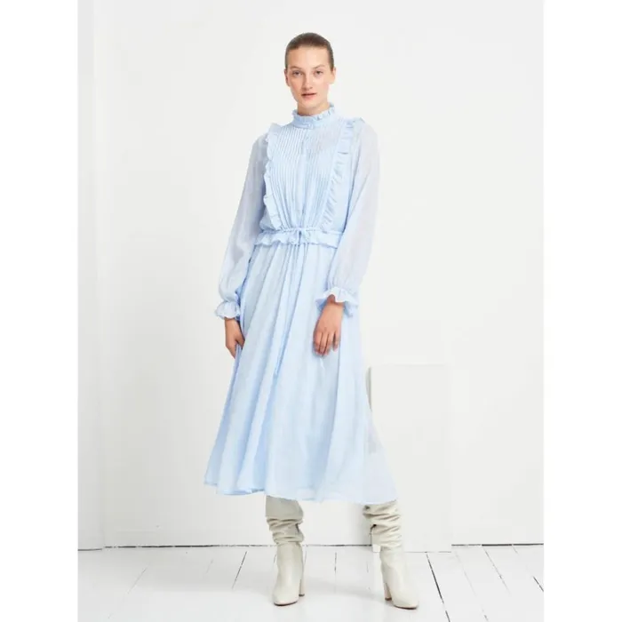 Bruuns Bazaar Dresses Womens Nettle Therese Dress Sky