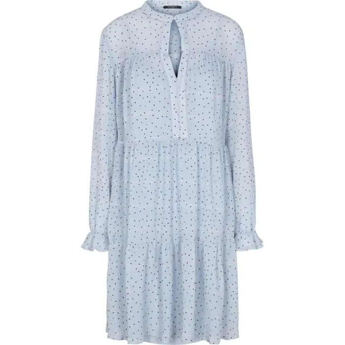 Bruuns Bazaar Dresses Womens Novas Memphis Dress Blue Mist